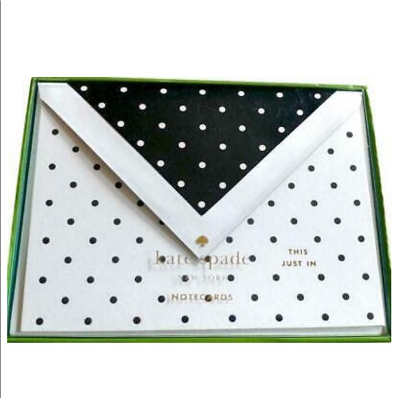 kate spade Other - 🆕 Kate Spade ♠️ This Just In Deco Dots Note Cards